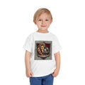 Toddler Tee — 'Jesus is King' Lion Shield Christian Graphic Shirt