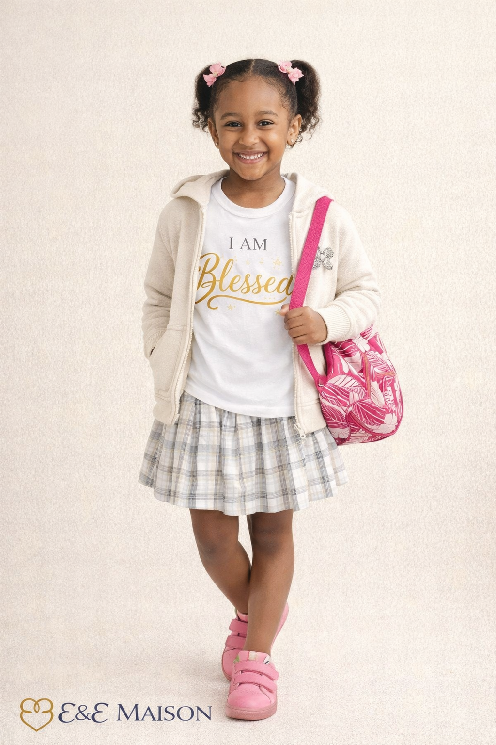 I Am Blessed – Girls Comfort Set (3-Piece Outfit)